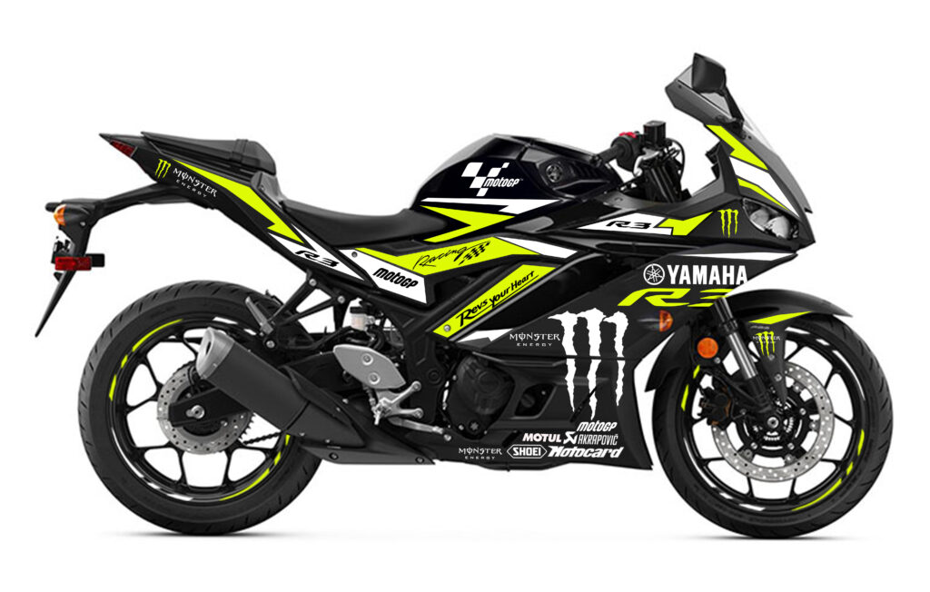 Yamaha R3 Graphics kit