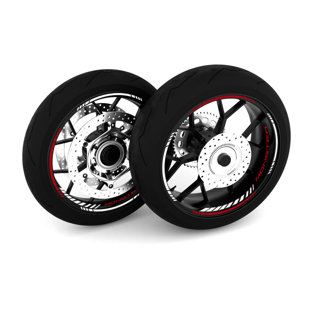 Ducati Monster Wheel Stickers